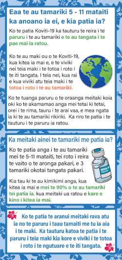 COVID-19 insert for 5-11 years old- CI Maori p2